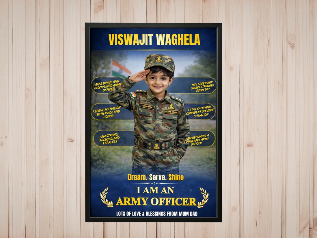 I AM A PILOT Dream Frame